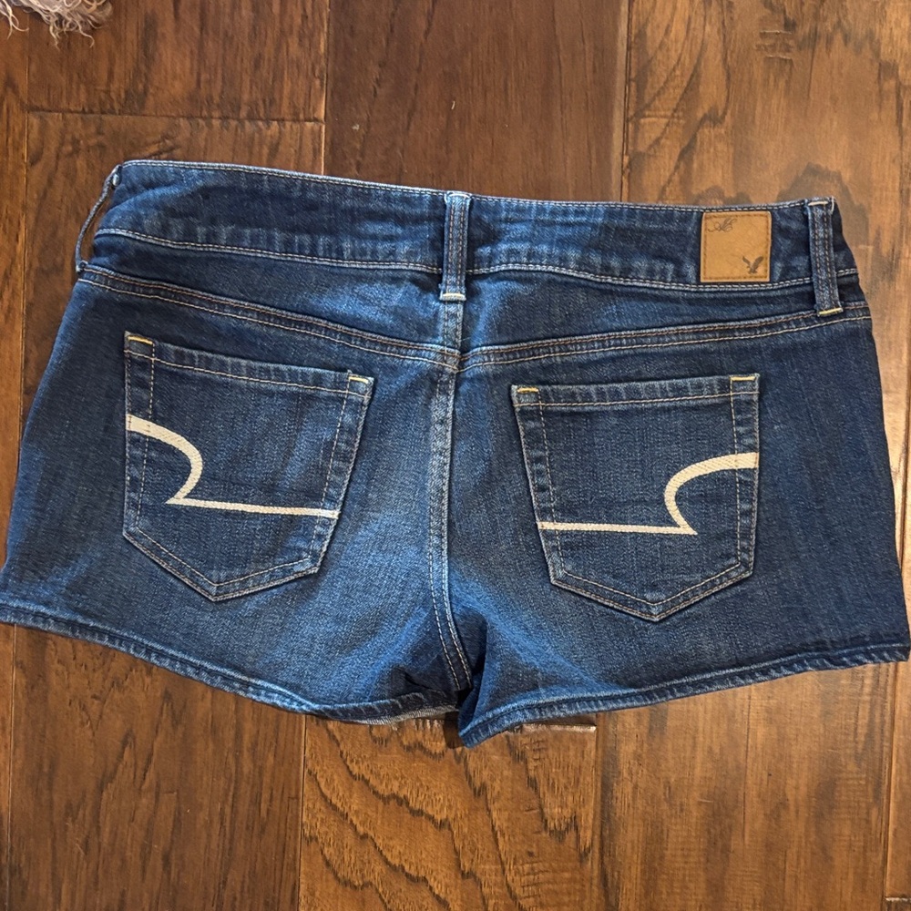 American Eagle Outfitters Dark Blue Jean Shorts